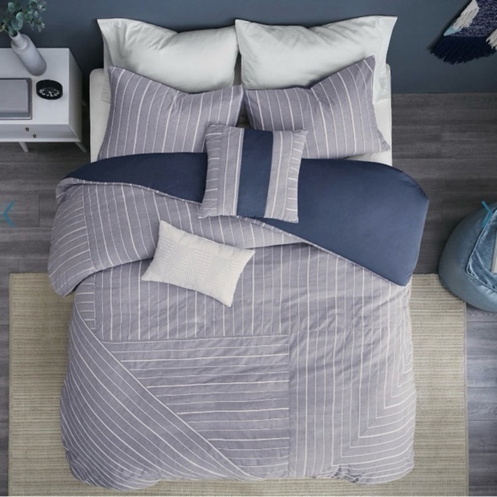 Urban Habitat 5pc Cotton Chambray Duvet Set